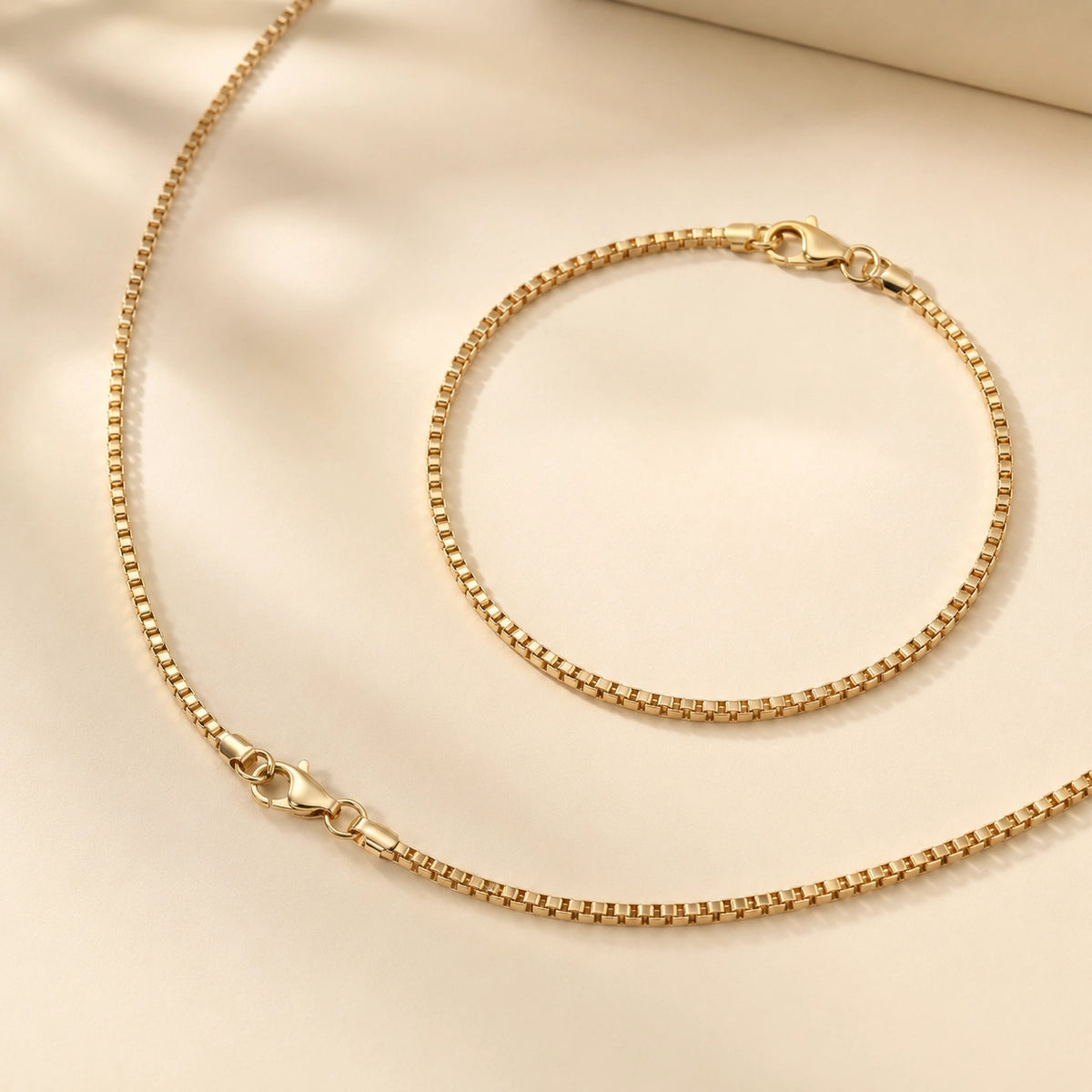 Combo Veneciana Oro Laminado 18k
