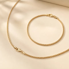 Combo Veneciana Oro Laminado 18k