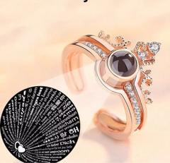 Anillo Te amo 100 idiomas