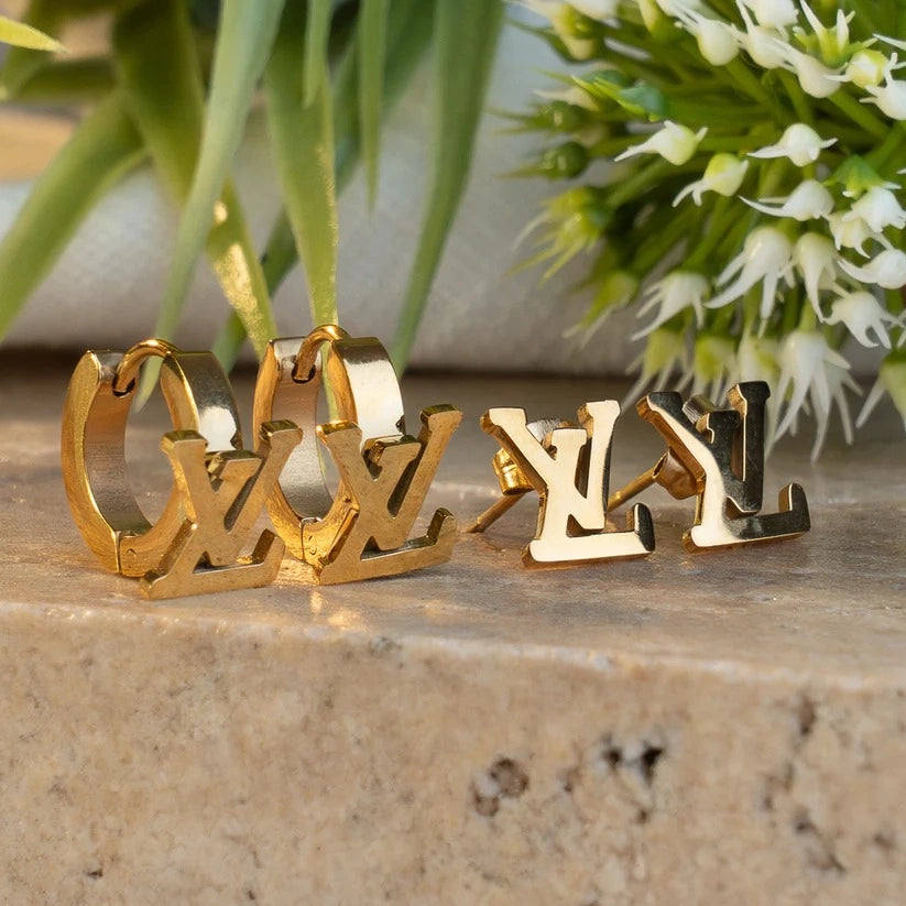 Set x3 Pares de Aretes LV