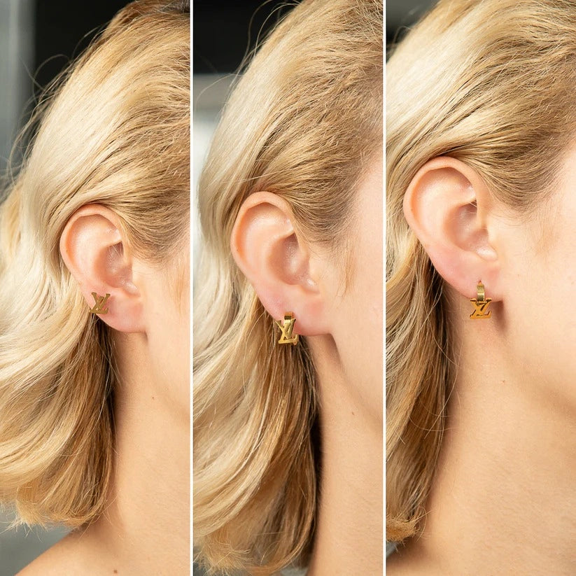 Set x3 Pares de Aretes LV