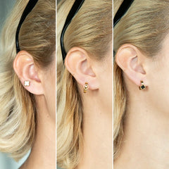 Set x3 Pares de Aretes Treból