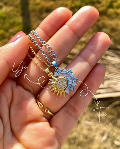 Collares Sol y Luna Eclipse Pareja