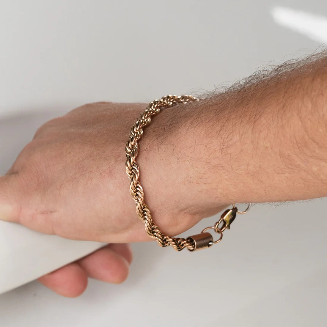 Pulsera Lazo Oro Rosa