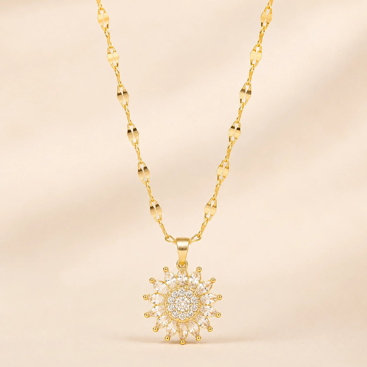 Collar Girasol Giratorio