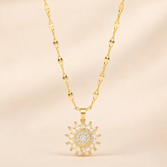 Collar Girasol Giratorio
