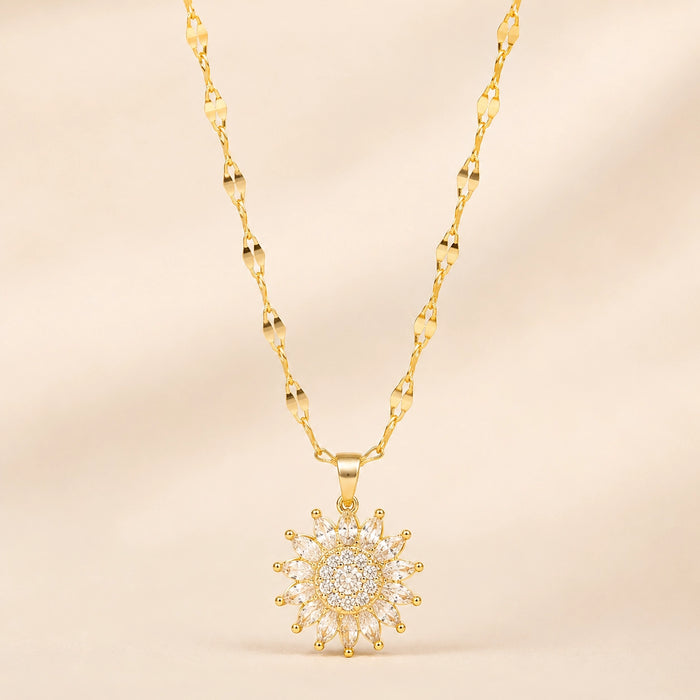 Collar Girasol Giratorio