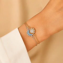 Combo Sol y Luna — Anillo + Pulsera